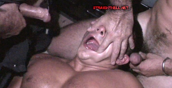 #Classic: Beefy Tony Gets Snatched, Stripped and Face-Fucked Hard!
